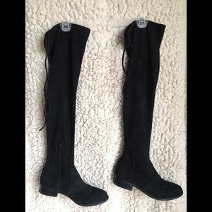 Over The Knee Black Boots